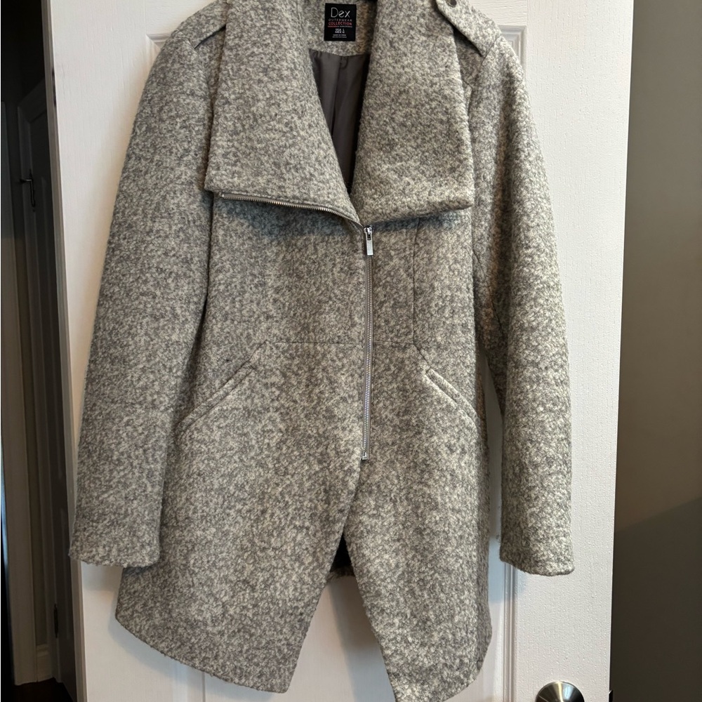 Dex Women's Gray Teddy Jacket